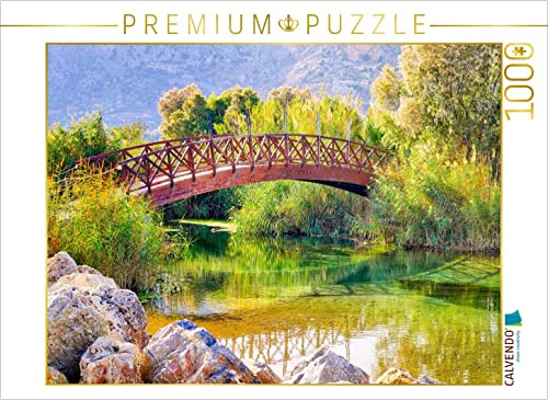 CALVENDO Puzzle Verbindung über EIN Gewässer | 1000 Teile Lege-Größe 64 x 48 cm Foto-Puzzle für glückliche Stunden