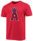 MLB Herren-T-Shirt mit Aufdruck Match Team, Primär-Logo, Wortmarke, T-Shirt, Los Angeles Angels, S
