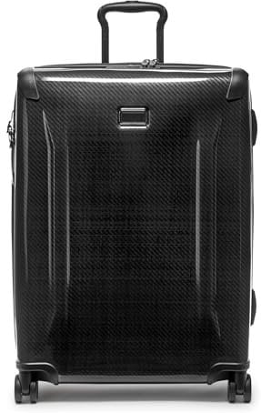 TUMI - Tegra-Lite 4-Rad-Gepäck: Sehr robuster Koffer, flexible Schale, schlank und leicht, erweiterbare Rolltasche für Herren und Damen, Schwarzer Graphit, 19 x 12 x 26 inches, 66 cm (26 Zoll)