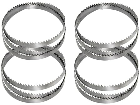Sankuai Bimetalliche M42 Lame per Sega a Nastro 1140mm x 13 x 0,65mm 8/12 ZpZ, 4pezzi/Confezione