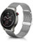 ToVioc 22mm Bracelet Compatible avec Amazfit Balance/Cheetah Round/Cheetah Pro, Bracelet de Rechange Réglable en Acier Inoxydable pour Amazfit Bip 5/Pop 3S/GTR 4/GTR 3 Pro/GTR 47mm/Stratos 3 - Argent