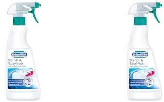 Dr. Beckmann Starch & Easy Iron | Iron spray for a smooth, crisp finish | Removes creases easily & speeds up ironing |500 ml (Pack of 2)