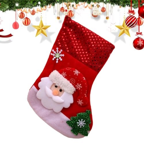 Weihnachtsstrümpfe, Vintage, Weihnachtsstrümpfe und Halterungen
