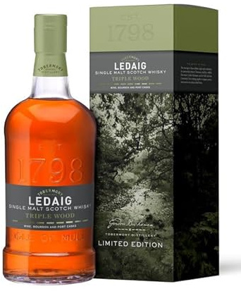 Ledaig Triple Wood Single Malt Scotch Whisky Limited Edition 53,8% Vol. 0,7l in Geschenkbox