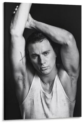 Voliko Channing Tatum Poster, Wandkunst, Gemälde, Leinwanddrucke, Dekor-Poster, Kunstwerke, 30 x 45 cm