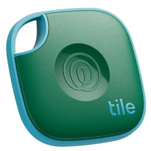 Tile by Life360 Mate (2024) – Bluetooth-Tracker, Schlüssel- und Gegenstandsfinder für Schlüssel, Taschen und mehr. Handy-Finder. iOS- & Android-kompatibel. Handy-Finder. 1er-Pack (Green Surf)