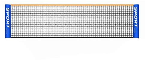 Rete da tennis portatile, rete pieghevole per badminton, rete da pallavolo per piscina, spiaggia, cortile, interni ed esterni, rete per allenamento sportivo per bambini, adulti, calcio, tennis,