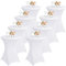 8 Stück Stehtisch Hussen Stehtische Stretch Spandex Tischdecke 80cm, Elastische Stehtisch Husse Stehende Tischdecke für Runden Tisch Hochzeit Geburtstagsfeier Bankett Bar Counter