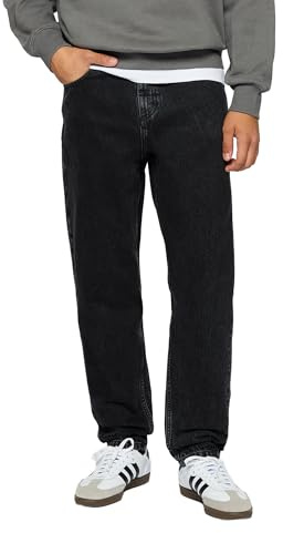 Burocs Tapered Fit Jeans 90's Blue Carrot Herren 5 Pocket Style Mit YKK Reißverschluss 100% Baumwolle