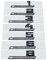 AQXYWQLL Giossy Schwarzes 3D-ABS-Wettbewerbs-ABS-Emblem Thunder Edition, kompatibel mit M1 M2 M3 M4 M5 M6 M8, Kofferraum-Abzeichen-Aufkleber(M5 Competition)