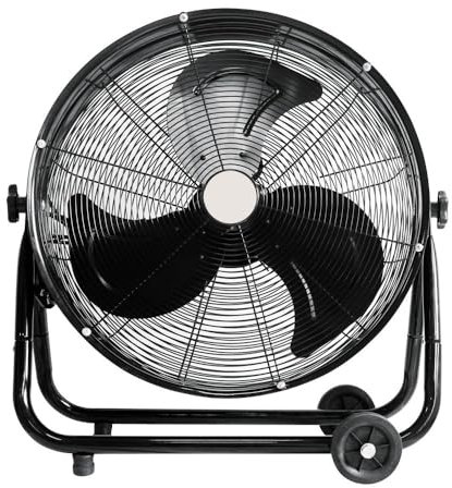 Ventilador industrial de suelo poniente 240W | Ventilador de suelo silencioso | Ventilador industrial grande Ø80 cm