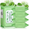 320 Pcs Plant Cleaning Wipes for Leaves Plant Leaf Cleaner and Shine Leaf Shine Wipe Unscented Thick Waffle Weave Better Photosynthesis Wipes for Indoor Outdoor Plants