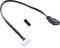 Sxett Cool Moon - Cable adaptador de ventilador de 4 pines/6 pines a 5 V ARGB de 3 pines para conector adaptador de controlador de ventilador