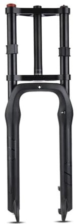 DUOCAI MTB Fork Mountainbike-Vorderradgabel, Doppelschulter-Schneegabel, 20 x 4,0 Zoll, 26 x 4,0 Zoll, 130 mm, Luftfederung, Fahrradgabel(26in)