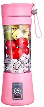 MOBYGKFY 380ml Rechargeable Blender Portable Mini Juicer 6 Blender Mixer Automatic Juice Maker Cup Mixer Bottle Dropship