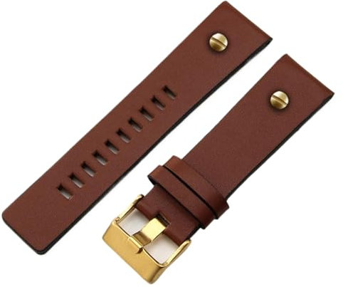 Bihahyj Uhrenarmband aus echtem Leder, 22 - 34 mm, 30 mm, Leder, Kein Edelstein