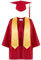 Uni Abschluss Für Kinder Toga Und Touch Hut Vorschule Schulkleid Für Kinder 2025 Studenten Party Akademischer Diplom Abschlussfeier Doktorkleid Kostüm Verkleidung 2-10 Jahre