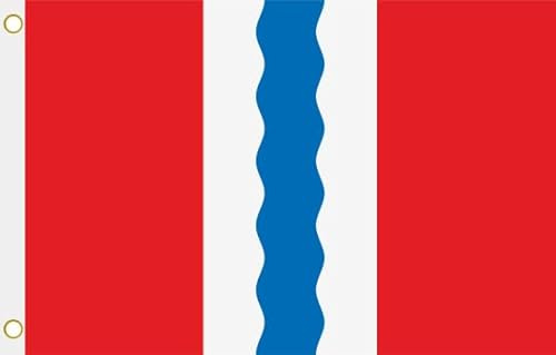 U24 Flagge Fahne Omsk Oblast (Russland) Hissflagge 90 x 150 cm