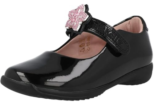 Lelli Kelly Girl's Daisy 2 Black Patent Leather School Shoes (Black Patent, UK Footwear Size System, Little Kid, Women, Numeric, Medium, 10)