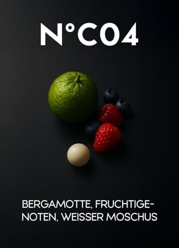 Aroma Infinity No. C04 Eau de Parfum, Fruchtig-Süß, Bergamotte-Orange-Zitrone, Unisex Duft mit Moschus und Vanille