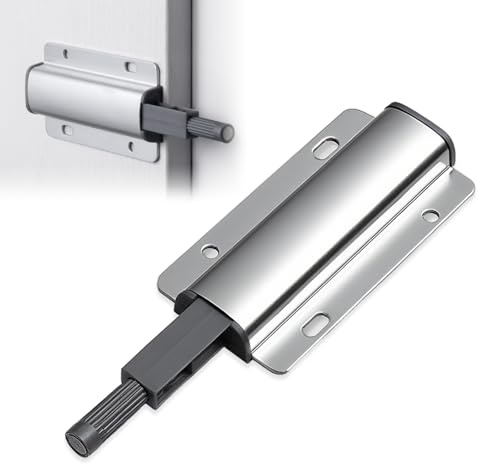 Drucköffner Schrank, 8 Stück Push To Open Schranktür Drucktüröffner Druckschnapper öffner Druck Schrank Federschnäpper Schubladen Druckverschluß für Bücherregale Türen