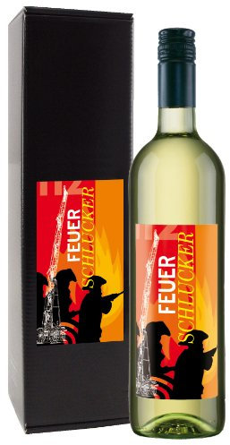 Bull & Bear Wein Geschenk Feuerschlucker, Chardonnay 0,75 l, elegantes Geschenk