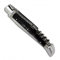 Cuchillo Laguiole Mango de cuerno negro con sacacorchos y mitras de acero inoxidable