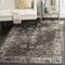 SAFAVIEH Traditionell Teppich für Wohnzimmer, Esszimmer, Schlafzimmer - Vintage Collection, Kurzer Flor, Weiches Anthrazit, 201 X 279 cm
