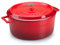 Baldassare Agnelli Línea de Hierro Fundido Pentole Agnelli COGHSRP10432R Slowcook Cacerola, 32 cm, 10.0 l, Rojo, Latón