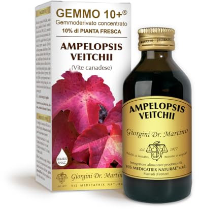 Dr Giorgini Integratore Alimentare, Vite Canadese Gemmoderivato Concentrato Liquido Analcoolico - 100 ml