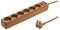 Fline EB1001663 Base Vi T/T + Cab 3 x 1.5 + Int. Madera, Marrón