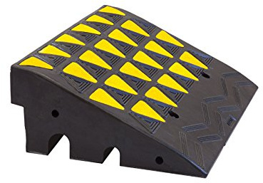 The Ramp People 15cm Kerb Ramp Heavy Duty 15,000kg Capacity | Bolt Down, Includes Fixings | 2 Channels - Rubber Ramp for Driveways, Cars, Motorbikes, Sheds, Container