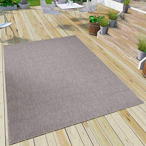 Robuster Flachgewebe Teppich In- und Outdoor Tauglich , Maße:120x170 cm