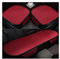 GUOCU Auto-Sitzkissen, Sommer-Auto-Sitz-Kissen-einzelne Auflage-EIS-Seide-Quadrat-Auflage Backless Universal Anti-Rutsch-freies, das Sitz-Kissen bindet,Rot,Vordersitz & Rücksitz