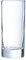 Arcoroc ARC 59776 Geo Altbierbecher, Bierstange, Bierglas, 370ml, mit Füllstrich bei 0.3l, Glas, transparent, 6 Stück