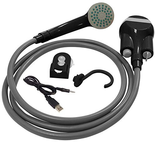 Leisurewize LW627 Rechargeable Portable Shower - 2.5 L/min Camping Showerhead Outdoor/Indoor - Rechargeable, Portable, Lightweight