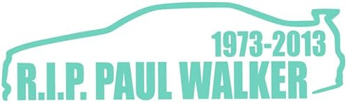 Decus R.I.P. Paul Walker XL 0111 (Mint) // Sticker OEM JDM Style Aufkleber