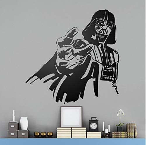 Darth Vader Wandkunst Poster Darth Vader Star Wars Wandtattoo Lustige Abziehbilder Autofenster Glaswandbilder Deko Für Jungen Schlafzimmer 42 * 42Cm