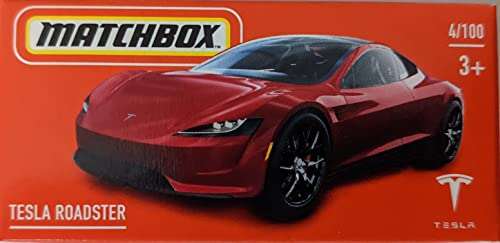 Matchbox Power Grabs Tesla Roadster 4/100, Rot