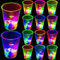 16oz Glowing Party Cups for Indoor Outdoor Party Event Fun, Flashing Color Light Up Cups for Night Event Favor Decorations Supplies Glow Cups Party Pack with Funny Stickers