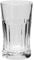Clear Chunky Glass Table Vase with Vertical Lines Detailing - 16.5cm (H) x 9cm Dia - Single Vase