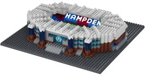 FOCO Officially Licensed Scotland FA Hampden Park 3D Bricks Mini BRXLZ Football Stadium Construction Set - Premier League Model - 808 Pieces - Ages 12+ - Sports Merchandise
