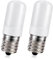 Ruiandsion E17 LED Refrigerator Light Bulbs White,5W AC 100-265V, 3030 6SMD LED Bulb for Appliance Range Hood Refrigerator Lights-Pack of 2