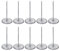 PATIKIL 2.4 Pouce Plat Tête Pouce Tack, 300 Paquet Thermique Tasse Tête Soudure Épingles Isolation Fixation pour Fixation Verre Laine Mousse Plaques à Mur ou Plafond