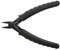BERNSTEIN Mini Elektronik-Seitenschneider | 135 mm | Ohne Wate Für Kupferdrähte bis Ø 1,0 mm 18AWG | Oberfläche brüniert | Mit Öffnungsfeder | ESD Griff schwarz 10^6 bis 10^9 Ohm