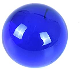 EKFBQBGW Raumdekoration Ball Quarzglas Transparente Kugel Feng Shui Klare Farbe Natürliche Glaskugeln Dekoration Fotografie Zubehör (Color : OG) (Color : Deep Blue)