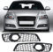 INRNT Kühlergrill für Audi A3 8P 2009 2010 2011,Wasserdicht Frontgrill Modified Grill Verschleißfestigkeit Auto Mesh Grill