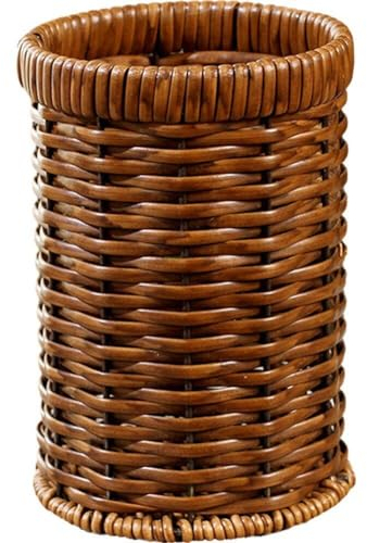 Wudaizhi Organisateur De Tiroir À Ustensiles De Cuisine, Panier À Couverts en Rotin, Panier De Service en Osier Naturel, Plateau Organisateur De Couverts pour Couverts Ustensiles De Cuisine