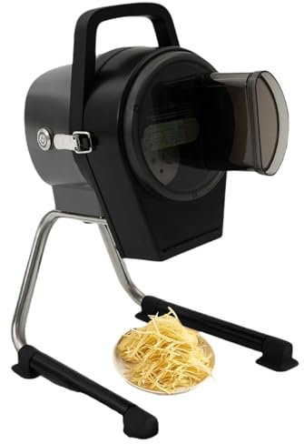 Electric Vegetable Shredded Cutting Machine, Food Chopper, Kitchen Vegetable/Fruit Blender Slicer, 1-5mm Thickness Adjustable, 6000 RPM, 110.23lbs/30min, for Restaurants,110V