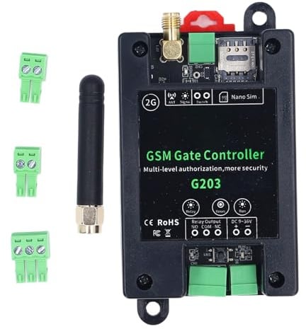 GSM-Fernschalter-Toröffner, Benutzerfreundliche Zugangsverwaltung, Fernbedienung, Flexible Bedienung, Geeignet für Tore, Maschinen